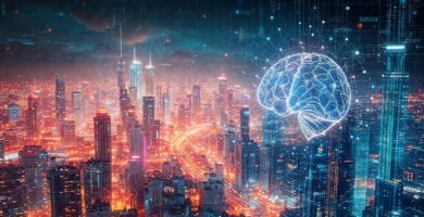 Ciudades futuristas digitales: cerebro y datos