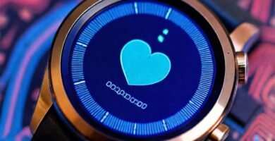 Reloj inteligente: diseño moderno y técnico