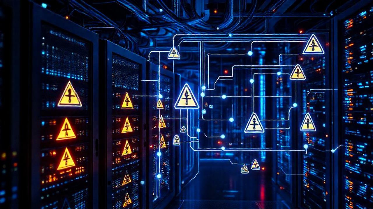 Red cibernética compleja y peligrosa