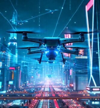 Ciudades futuristas: tecnología brillante y omnipresente