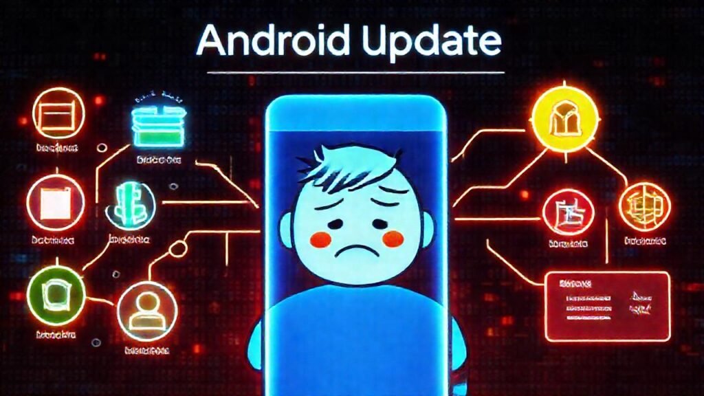 La actualización Android es clara y calmada