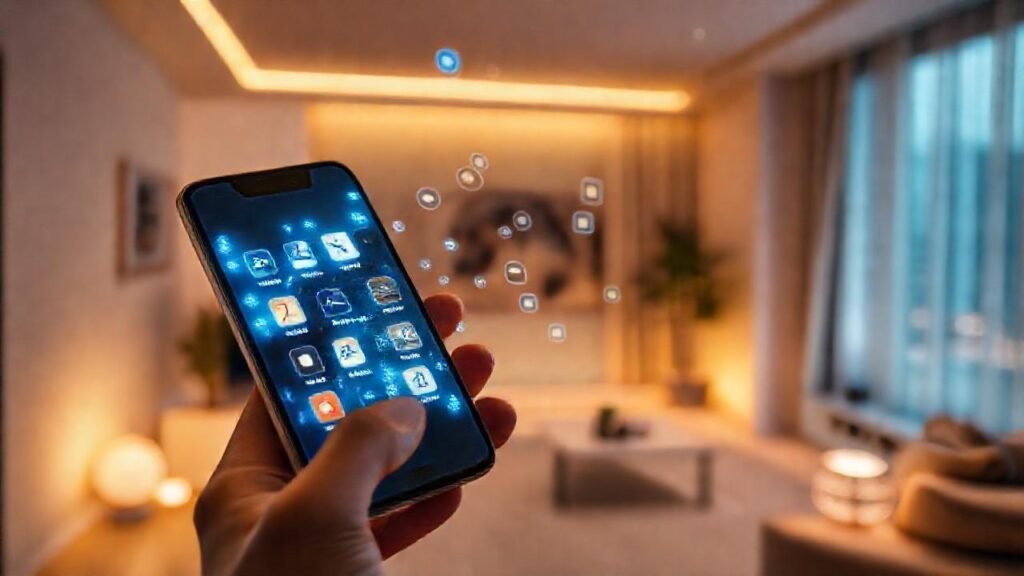 Tecnología moderna crea un ambiente cálido