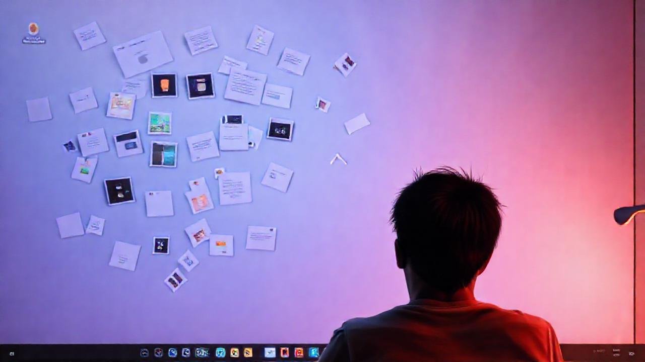 Un escritorio limpio inspira concentración serena