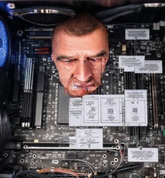 Técnico frustrado descompone la placa base