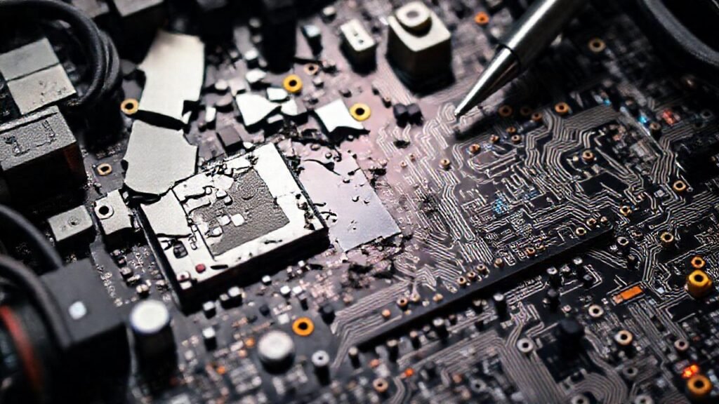 Motherboard reconstruida con precisión digital