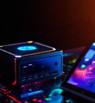 Un PC mini futurista y brillante