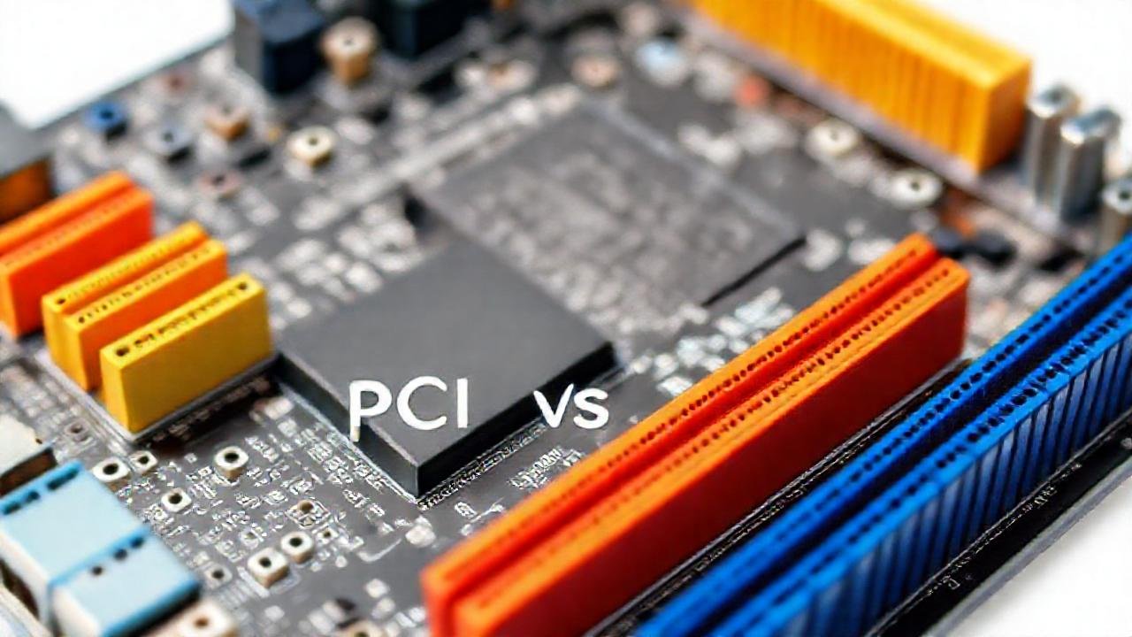 Conectores PCI vs PCIe, tecnología futurista