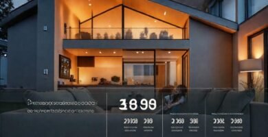 Una casa inteligente moderna inspira felicidad