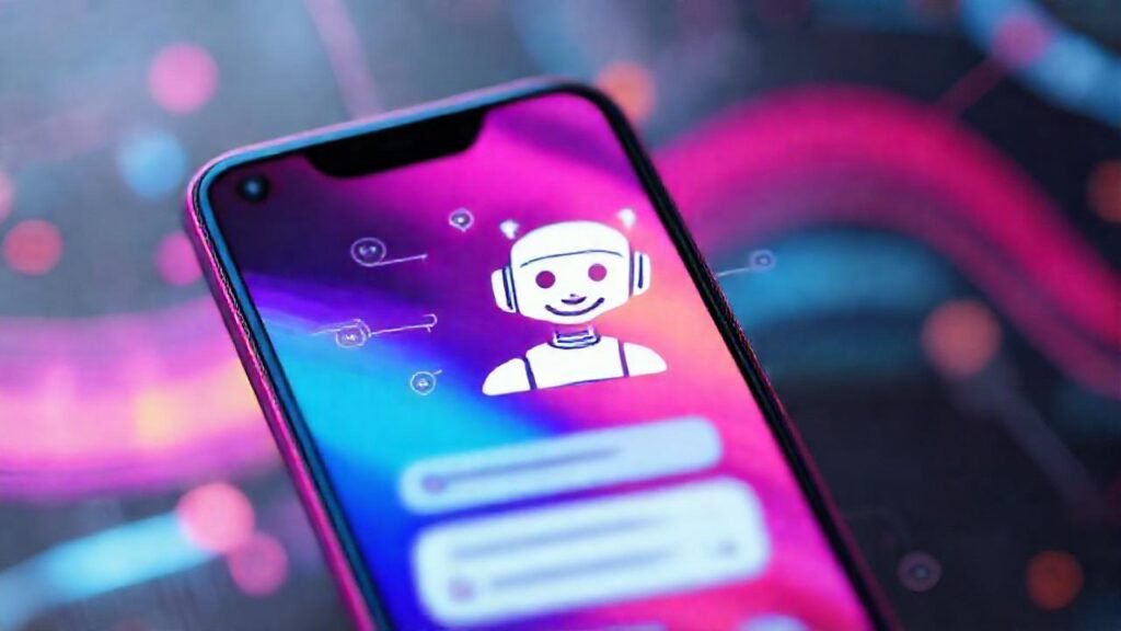 Una app móvil asiste con diseño moderno