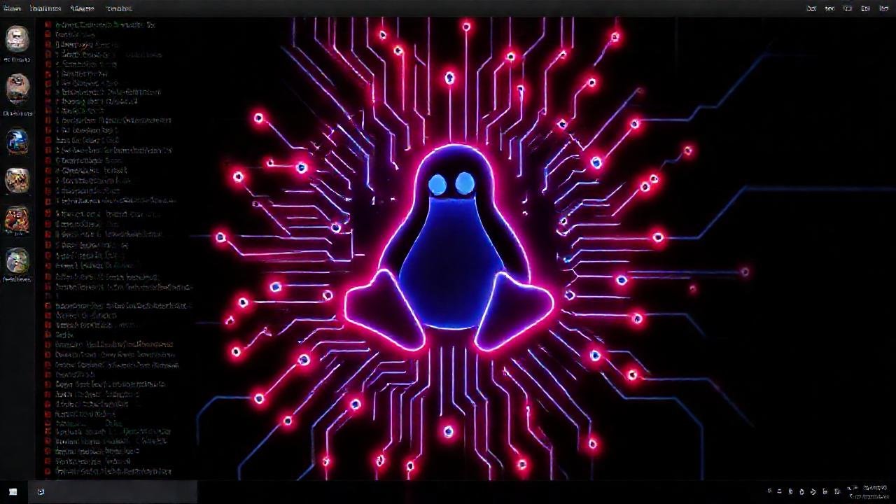 Linux: un icono tecnológico vibrante