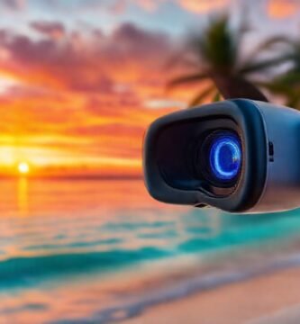 Realidad virtual sumerge en playa exótica