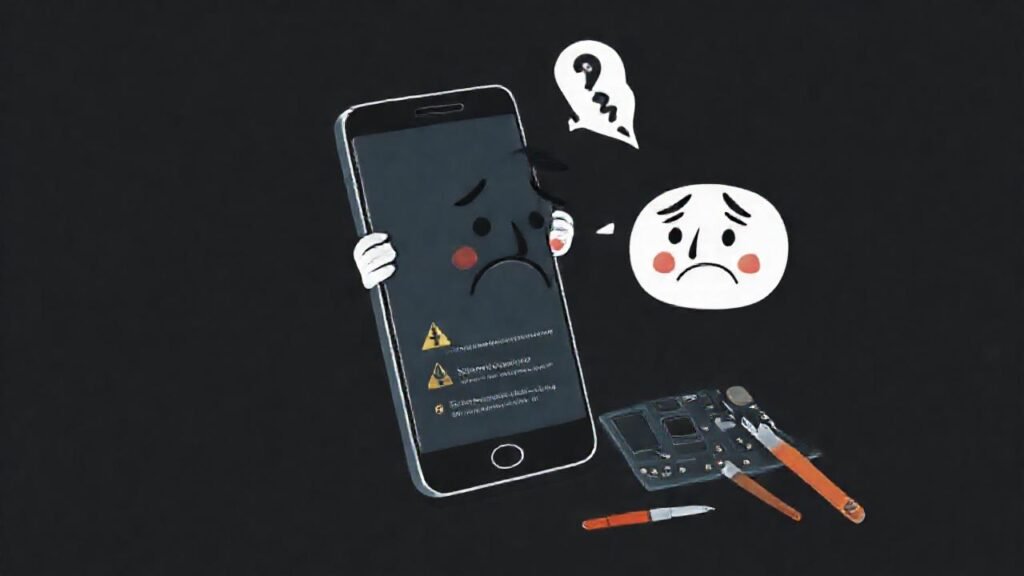 Reparar el teléfono Android causa frustración