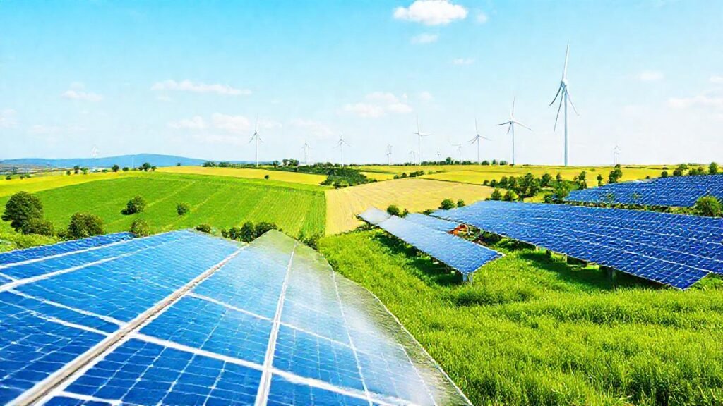 Energía renovable ilumina un futuro sostenible