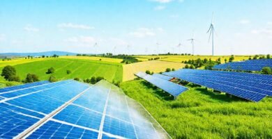 Energía renovable ilumina un futuro sostenible