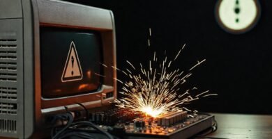 Una placa base vieja es peligrosa