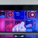 Impresora 3D moderna y profesionalmente visualizada