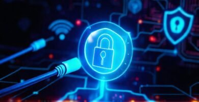 Seguridad digital protegiendo conexiones en línea