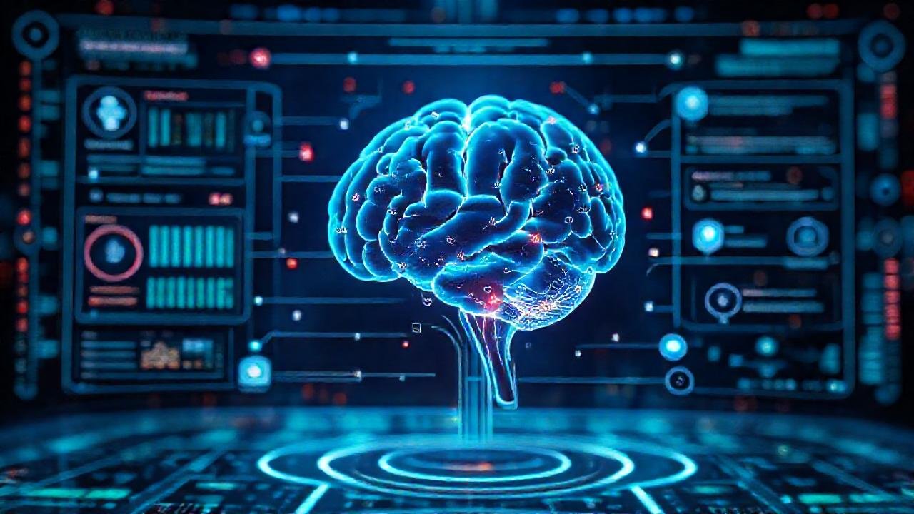 Interfaz futurista, datos personalizados y colores vibrantes