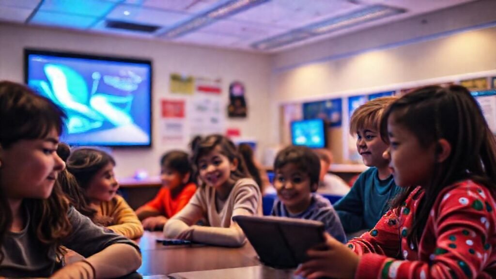 Tecnología inclusiva ilumina aulas diversas y optimistas