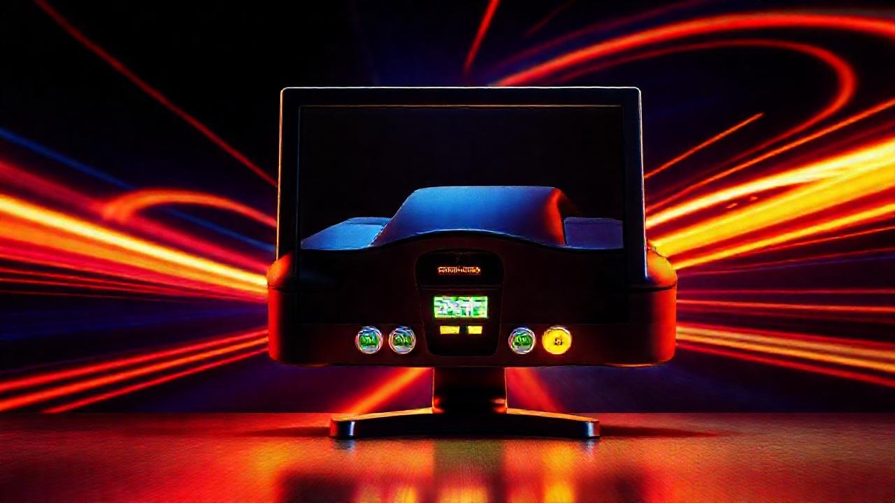 N64 vibrante: gráficos competitivos y triunfantes