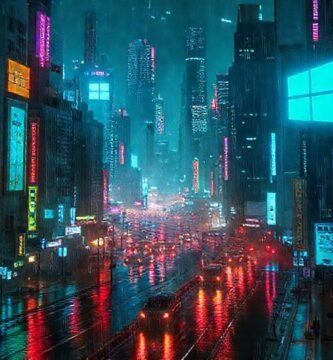 Ciencia ficción urbana digitalmente caótica