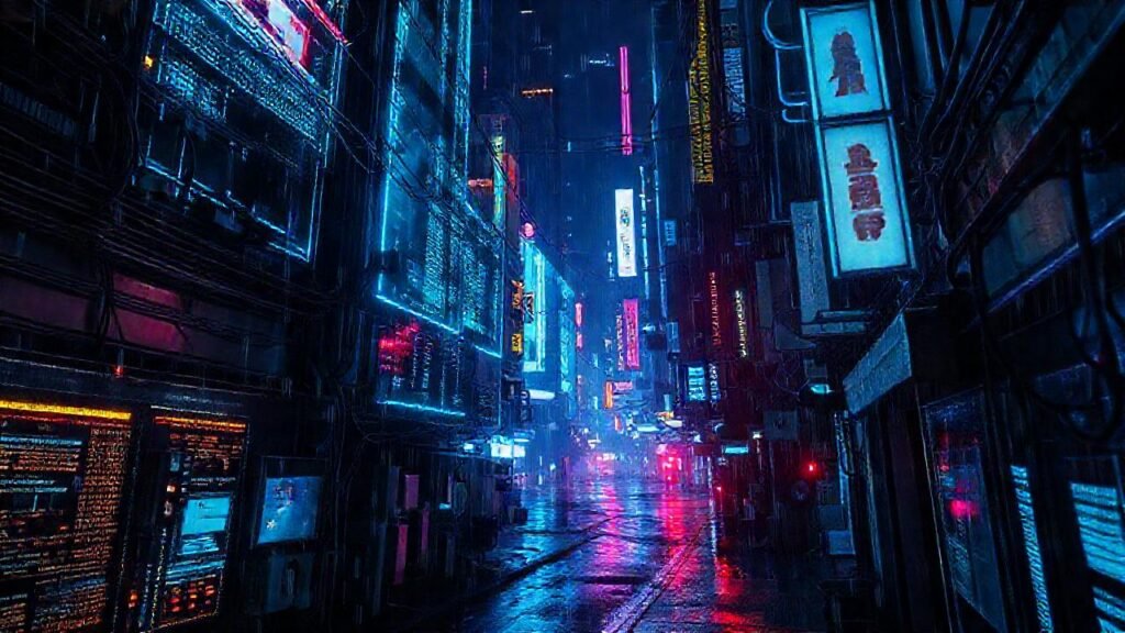 Ciudad cyberpunk