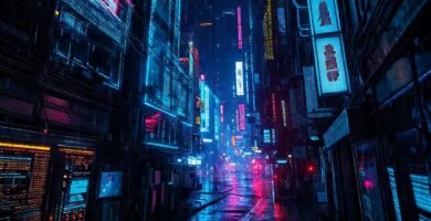 Ciudad cyberpunk