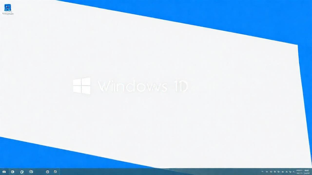 Interfaz técnica de Windows 10 clara