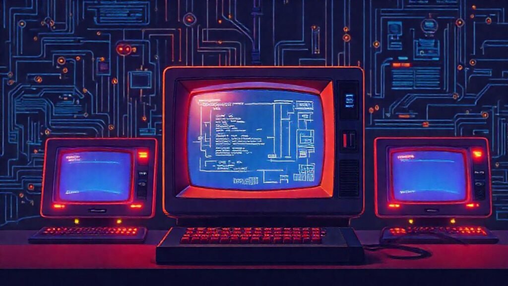 Ordenadores antiguos con interfaz gráfica