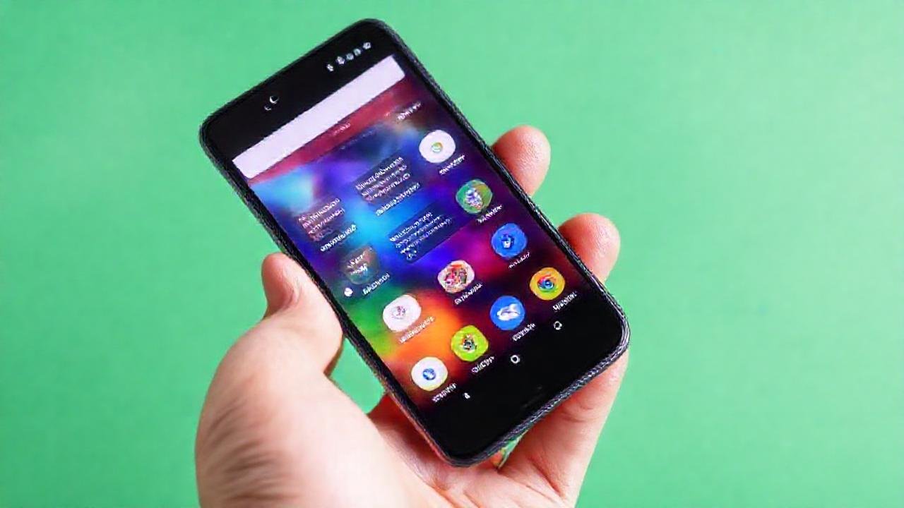 El teléfono Android es visualmente atractivo e informativo