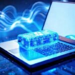 Tecnología futurista: energía y diseño elegante