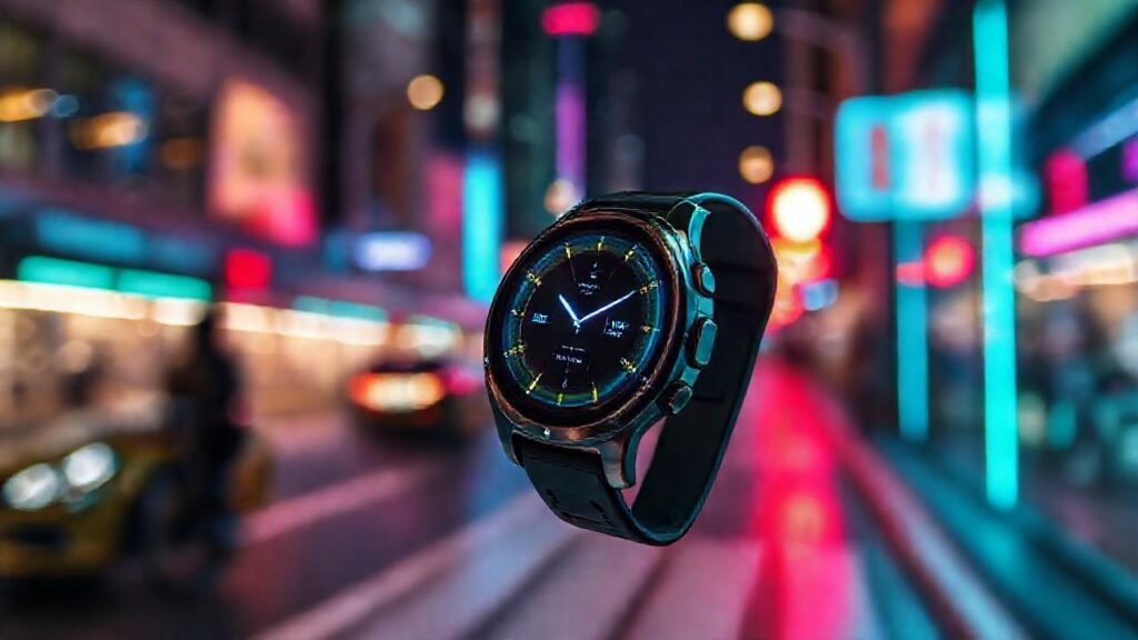 Reloj inteligente futurista