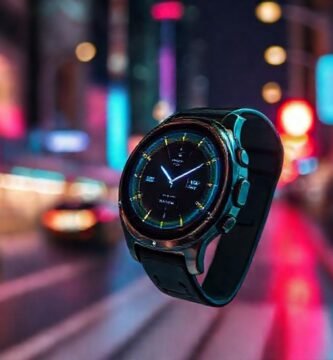 Reloj inteligente futurista