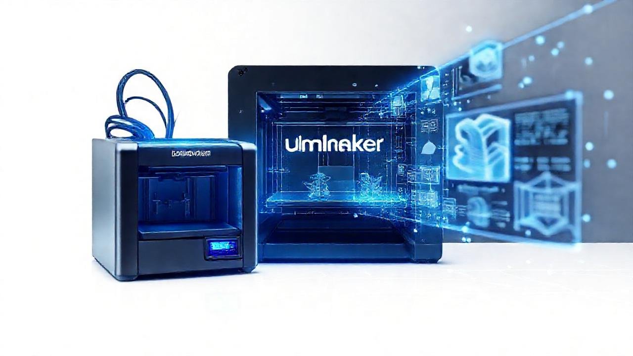 Impresión 3D futurista y conectada digitalmente