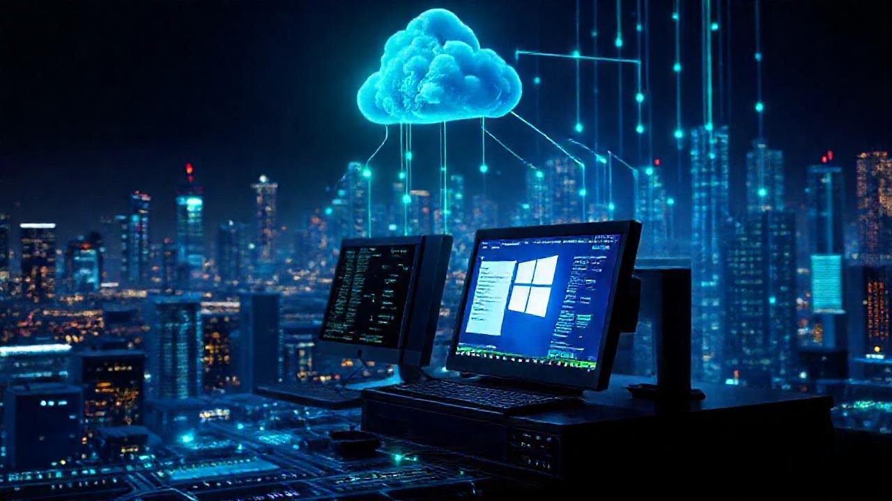 Ciudades futuristas conectadas, datos digitales brillantes