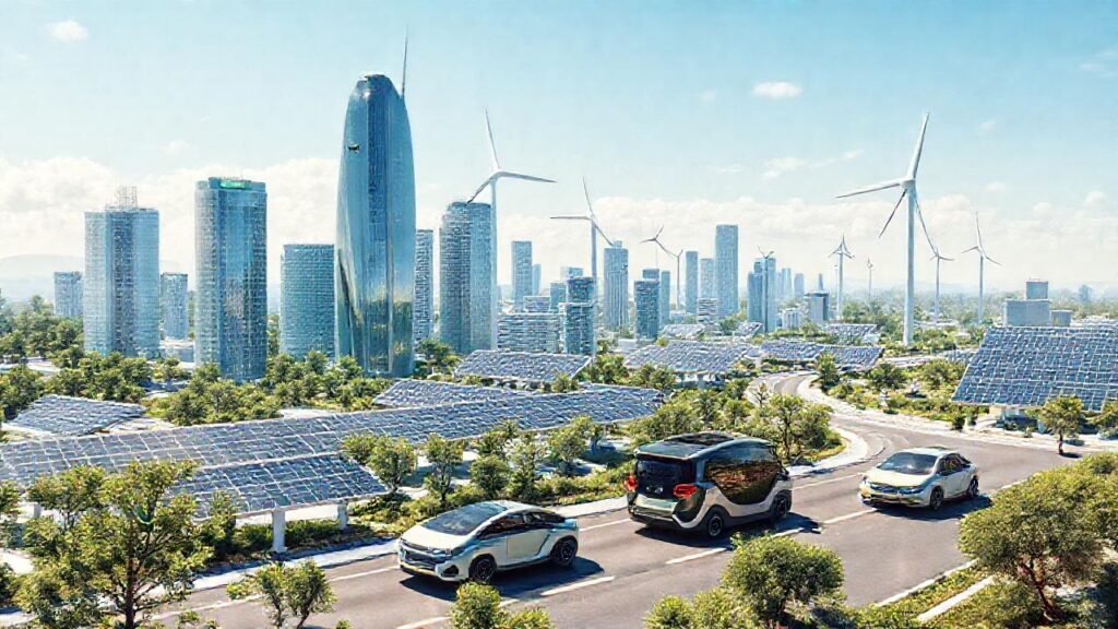 Una ciudad futurista