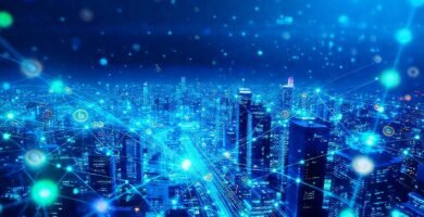 Blockchain: futuro digital interconectado y brillante