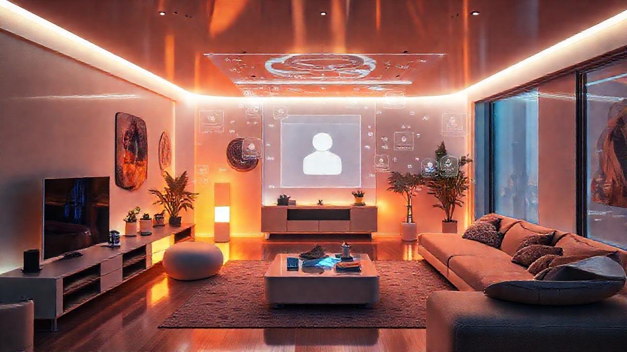 Un hogar futurista, elegante y acogedor