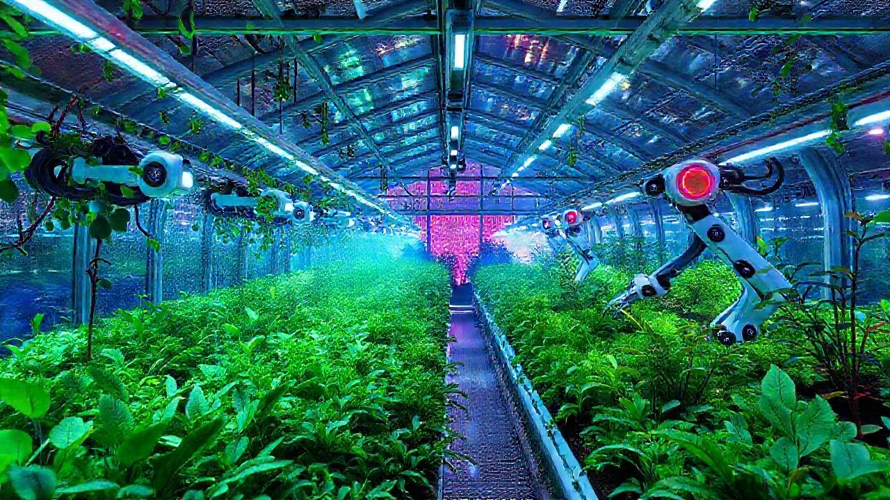 Un invernadero futurista integra tecnología avanzada