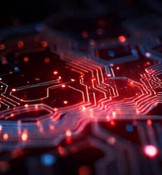 Interfaz digital futurista y misteriosa