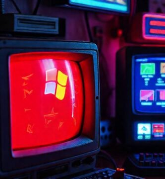 Arte digital de computadoras antiguas