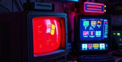 Arte digital de computadoras antiguas