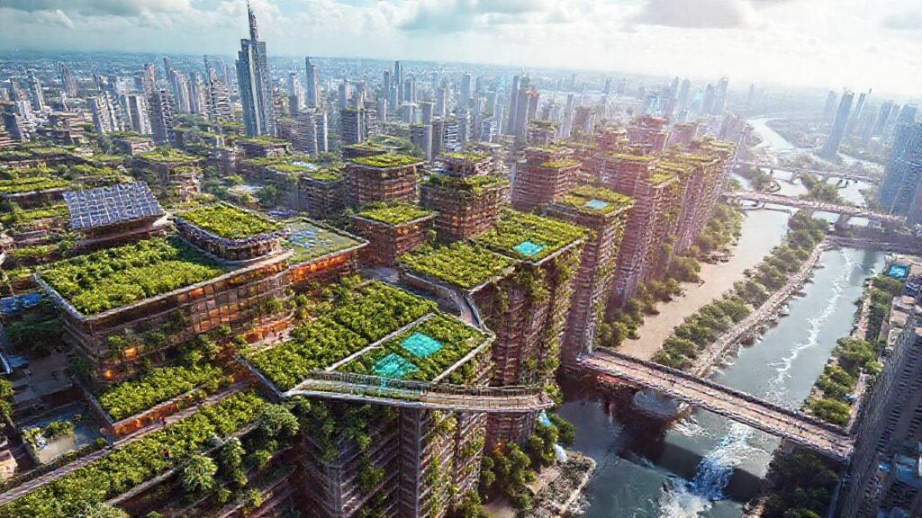 Una ciudad futurista