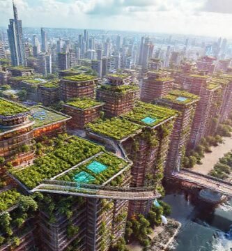 Una ciudad futurista