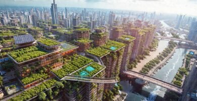 Una ciudad futurista