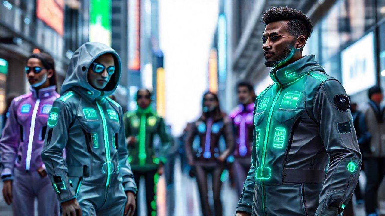Tecnología urbana futurista y minimalista