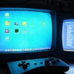 Interfaz retro vibrante y atractiva