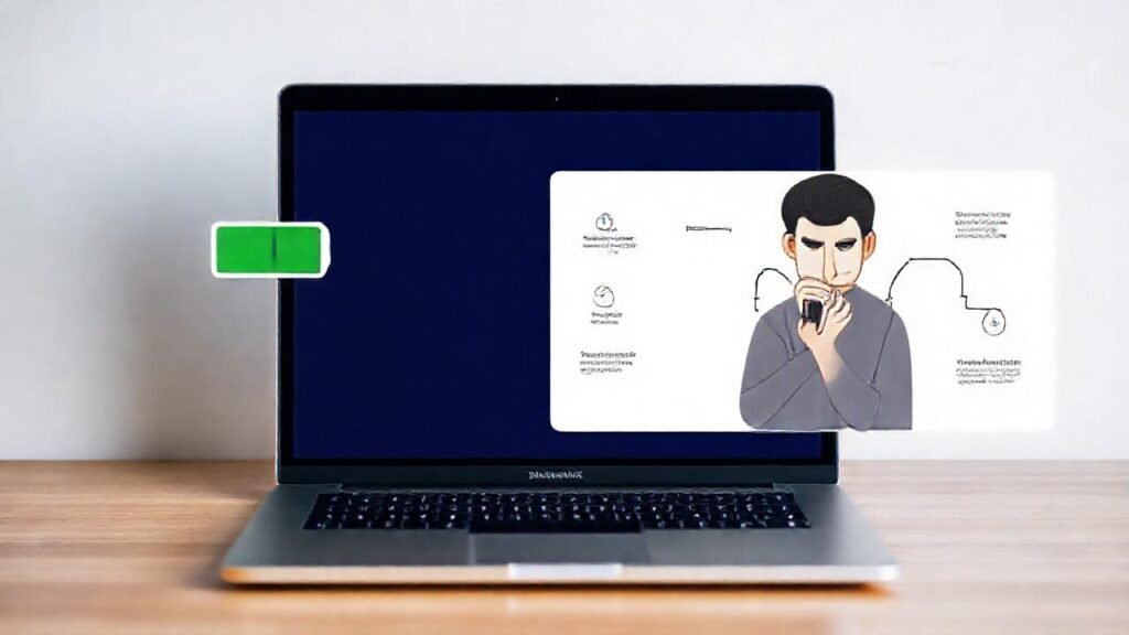 Un MacBook necesita reparación y solución