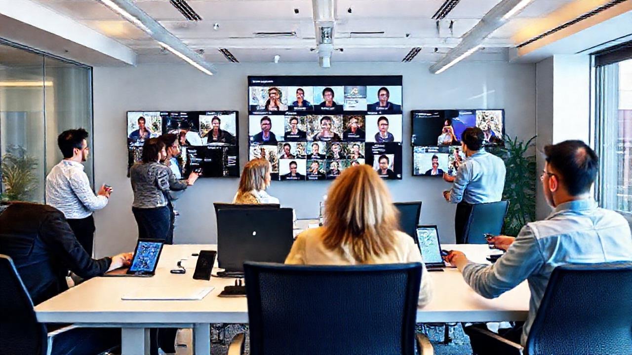 Un espacio de trabajo moderno colaborativo