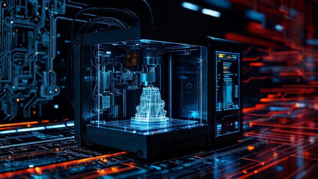 Impresora 3D futurista